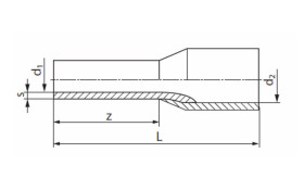 Końcówka kablowa tulejkowa izolowana AI 2,5-12 (100szt) TOKRJ0020001201 RADPOL
