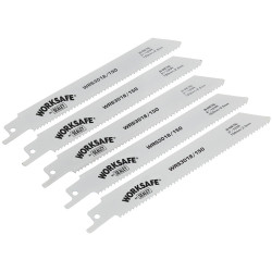 Worksafe WRS3018/150 Reciprocating Saw Blade 150mm 10tpi - Pack of 5