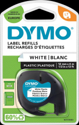 S0721660 DYMO labelling tape, plastic, white