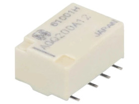 Przekaźnik elektromagnetyczny DPDT Ucewki 12VDC 0,3A/125VAC AGQ200A12