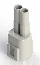 Złącze przewód-przewód Wtyczka Montaż na kablu 2P 300 V EDAC