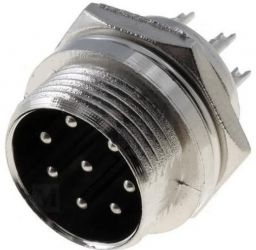 Gniazdo CB mikrofonowe 9PIN do obudowy