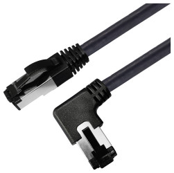 kabel LAN Maxtrack TI52-1,5L, 1 szt., RJ45, CAT 8.1, S/FTP, 1.50 m, czarny