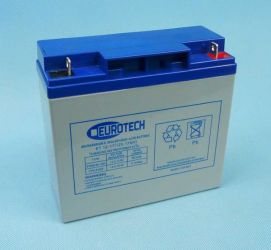 12V/17Ah 181x76x167 F3 EUROTECH AGM