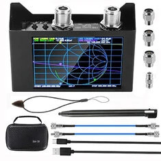 SAA-2N NanoVNA V2 Analizator antenowy Analizator sieci wektorowej 3G 4.0 calowy ekran dotykowy Shortwave HF VHF UHF z metalową o