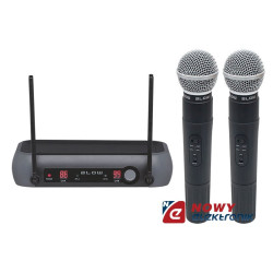 Mikrofon bezprzew. PRM 902 BLOW dwa mikrofony do ręki VHF