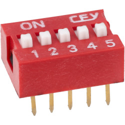 R-TECH 800023 DIL Switch 5-way 10-pin