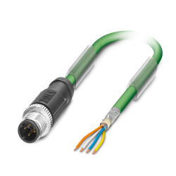 Kabel Ethernet Cat5 długość 2m Z zakończeniem Phoenix Contact PVC
