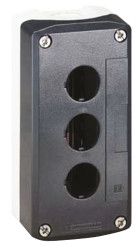 Obudowa kasety sterowniczej Schneider Electric 3-otworowa Ø 22mm Szary IP65 XAL