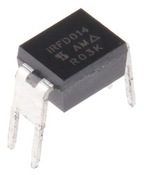 MOSFET N-kanałowy 1.7 A HVMDIP 60 V Pojedynczy 1.3 W 200 miliomów