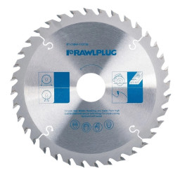 Piła tarczowa do drewna Rawlplug RT-CSBW-250T40 250 mm 30/20/16x40z – 1 szt.