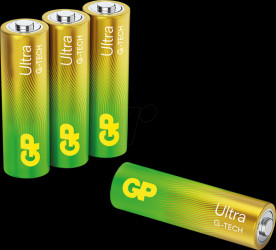 GPPCA15AU721 Ultra, alkaline battery, AA (Mignon), pack of 4