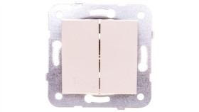 Karre Łącznik Świecznikowy 2-Grupowy, Kolor Krem / 90963702