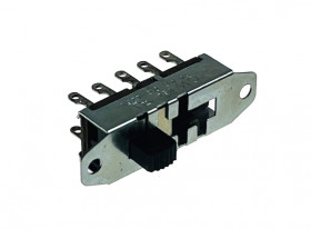 Przełącznik suwakowy 4-poz. 5A/125V, CW