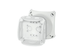 Puszka odgałęźna 93x93x62 bez zacisków IP66 szara DK 0200 GZ 62000147