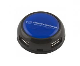 Hub 4xUSB 2.0 YOYO niebieski