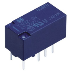 Przekaźnik monostabilny 12V dc DPDT Panasonic, montaż PCB