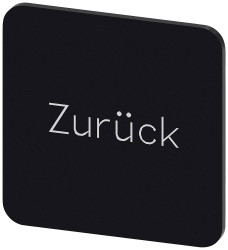 Tabliczka opisowa Siemens 3SU1900-0AF16-0AG0 (S x W) 22 mm x 22 mm wstecz 10 szt.