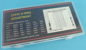 ZESTAW USZCZELEK 225szt O-RING