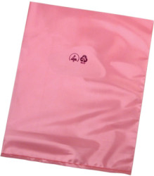 ESD protective bag, (L x W) 200 x 150 mm, weldable, pink, BK0701178
