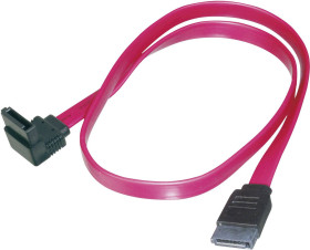 Kabel do dysku twardego SATA Digitus AK-400104-005-R Kabel, [1x złącze żeńskie SATA 7-pin - 1x złącze żeńskie SATA 7-pin
