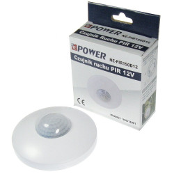 Czujnik ruchu plafon 12VDC NEPOWER NE-PIR150D12 podczerwień 360st