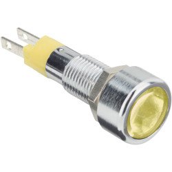 Signal Construct SMLD 08114 IP67 24V Yellow LED Indicator