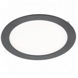 Panel LED czarny okrągły p/t 7W NW ORIS GTV399770