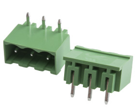 Klucz polaryzacyjny 3-pinowe raster: 5.08mm -rzędowe RS PRO Przepust Męski 15.0A 300.0 V.