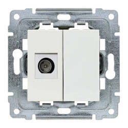 DANTE Gniazdo TV pojedyncze bez ramki złącze TV typu męskiego 450253