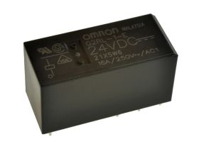 Przekaźnik; elektromagnetyczny miniaturowy; G2RL-1-E-24VDC; 24V; DC; 1 styk przełączny; 16A; 250V AC; 16A; 24V DC; do druku (PCB