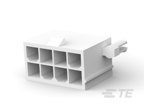 Złącze PCB 8-pinowe AMP-DUAC TE Connectivity Otwór przelotowy Bez osłony