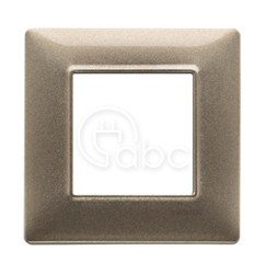 Ramka ozdobna Plana, 2M, Metalized Bronze, 14642.70