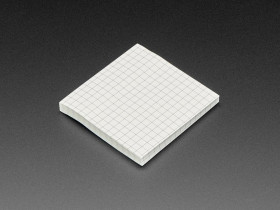 Adafruit Gridded Sticky Notepad - 80 Sheets - 3" / 75mm Square