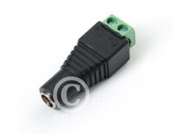 GNIAZDO 5,5/2,5 Z SZYBKOZŁĄCZEM (ZLDC GN5525ZL)