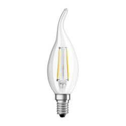 Żarówka LED E14 BA35 2,5W = 25W 250lm 2700K Ciepła 300 Filament OSRAM STAR