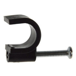 Uchwyt kabla okrągły 9mm KN-9 czarny