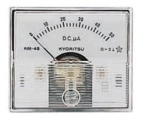 MIER-TABE50UADC2 Amperomierz tablicowy do 50uA [DC] - pomiar prądu stałego - wymiar: 48x42mm