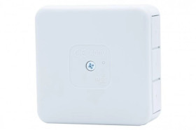 Puszka hermetyczna H55-S 85x85x37 IP55 12-wylotowa szara