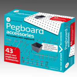 Cathedral Products WALPBACC43 Peg Board 43pc Accessory Pack