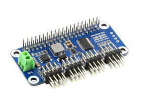 Waveshare Servo Driver HAT (B) for Raspberry Pi, 16-Channel, 12-bit, I2C