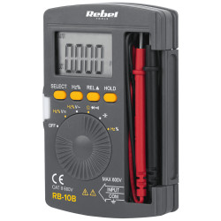 Kieszonkowy miernik uniwersalny Rebel Tools RB-10B