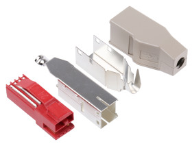 Złącze USB A Montaż na kablu Męskie do męskiego 2-portowe