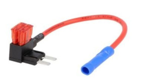 Rozgałęźnik prądowy z bezpiecznikiem samochodowym mini 10A