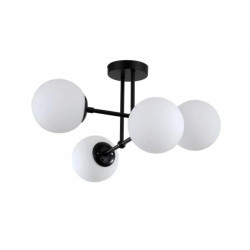 Lampa wisząca Roma 4 czarna LP-1345/4P BK Light Prestige