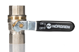 Zawór kulowy korpus mosiężny Rp 40bar 1/2cal 580psi Norgren