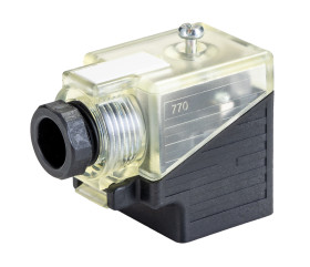 Złącze zaworowe DIN 43650 DIN 43650 3P+E 24 V AC/DC Żeński LED: Tak dławnica Pg9 Phoenix Contact