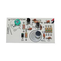 J-244 Mikrofon bezprzewodowy UKF na pasmo 88-108MHz pluskwa podsłuch - KIT