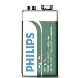 Bateria LONGLIFE 6F22 (9V) tacka Philips