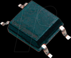 PC357NJ0000F Single optocoupler, 3.75 kV, 80 V, 50 mA, &gt;50 %, MFP-4